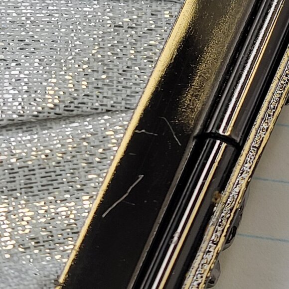 Metallic Silver Clutch Purse - Picture 15 of 15